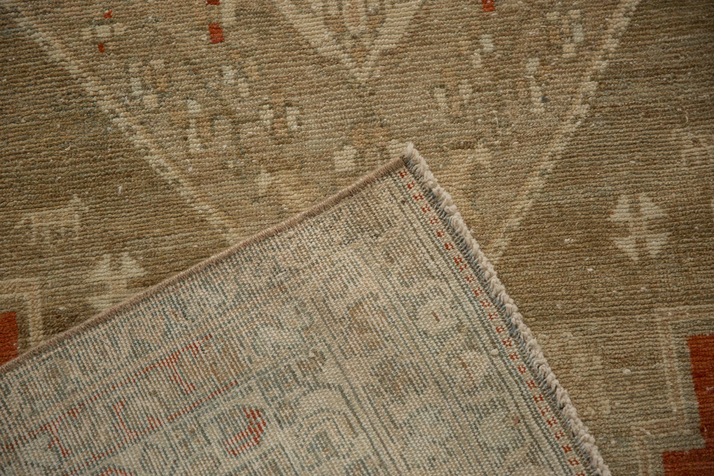 3.5x14.5 Vintage Distressed Malayer Rug Runner