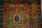 3.5x11.5 Antique Heriz Rug Runner