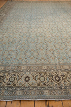 10.5x14 Vintage Distressed Tabriz Carpet