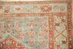4x6.5 Vintage Distressed Malayer Rug