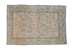 2.5x4 Vintage Distressed Tabriz Rug