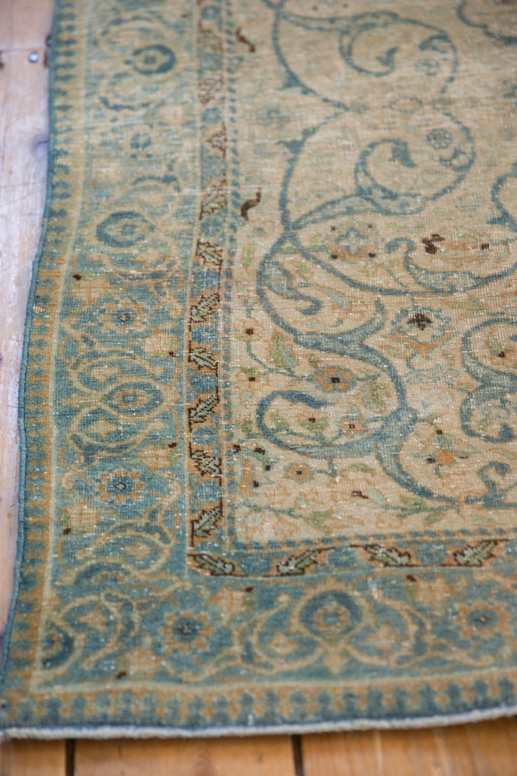 2.5x4 Vintage Distressed Tabriz Rug