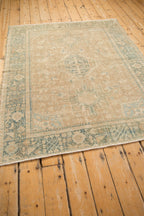 5x6.5 Vintage Distressed Karaja Rug