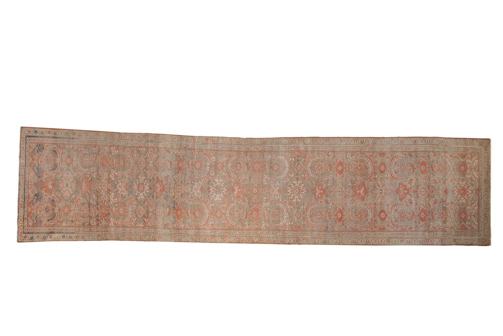 3x13 Vintage Distressed Hamadan Rug Runner