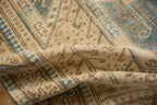 4.5x7 Vintage Distressed Oushak Rug