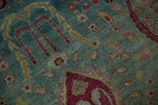 4x5.5 Vintage Distressed Meshed Rug