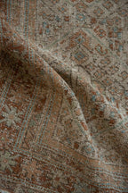 4x5.5 Vintage Distressed Mahal Rug