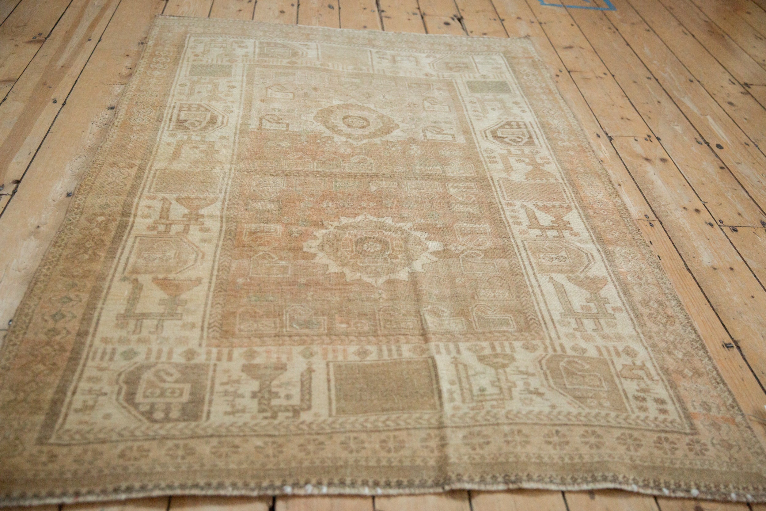 4x6 Vintage Distressed Afshar Rug