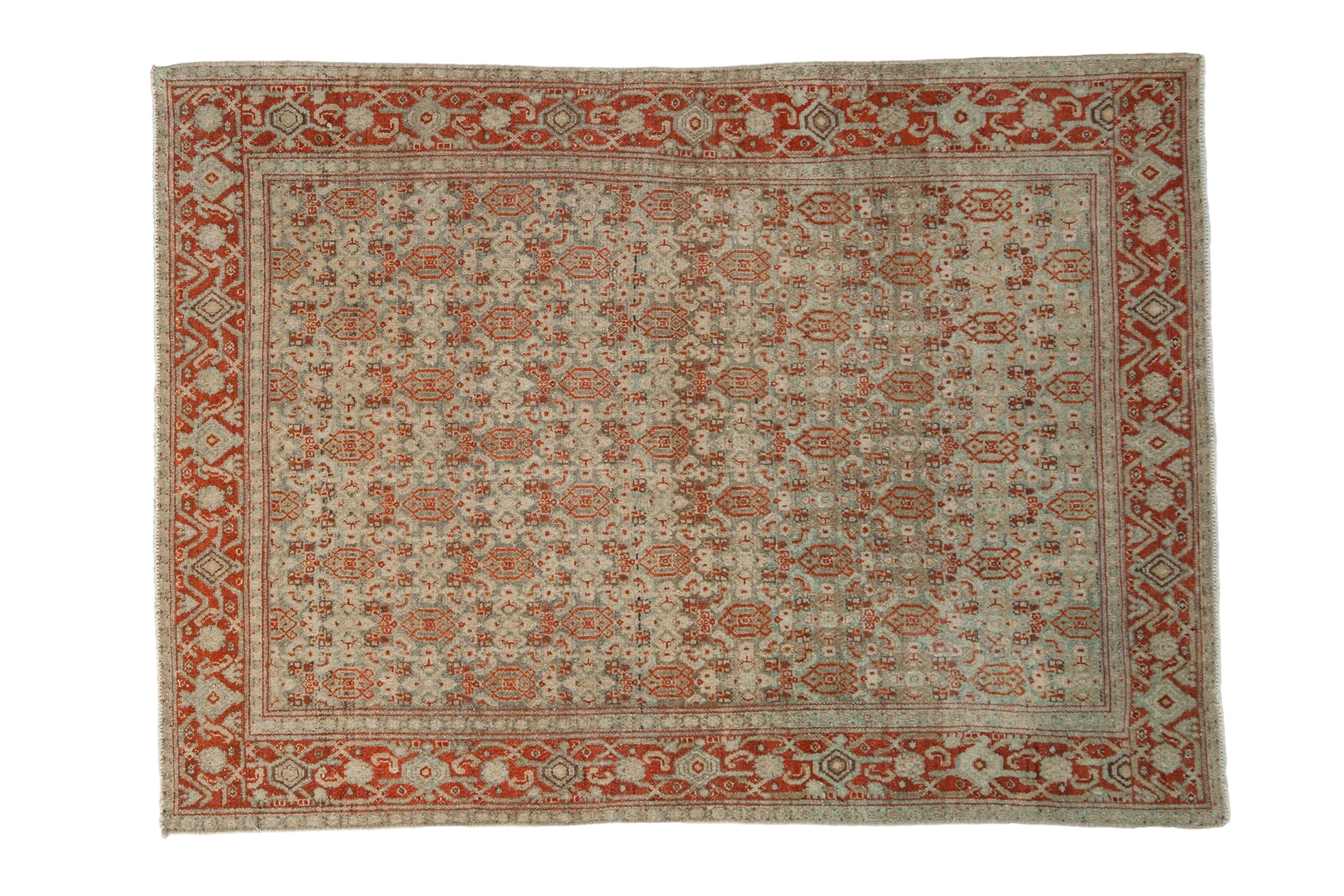 3.5x5 Vintage Distressed Senneh Rug