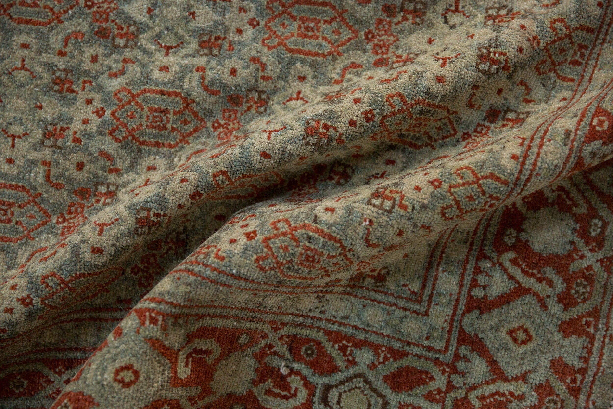 3.5x5 Vintage Distressed Senneh Rug