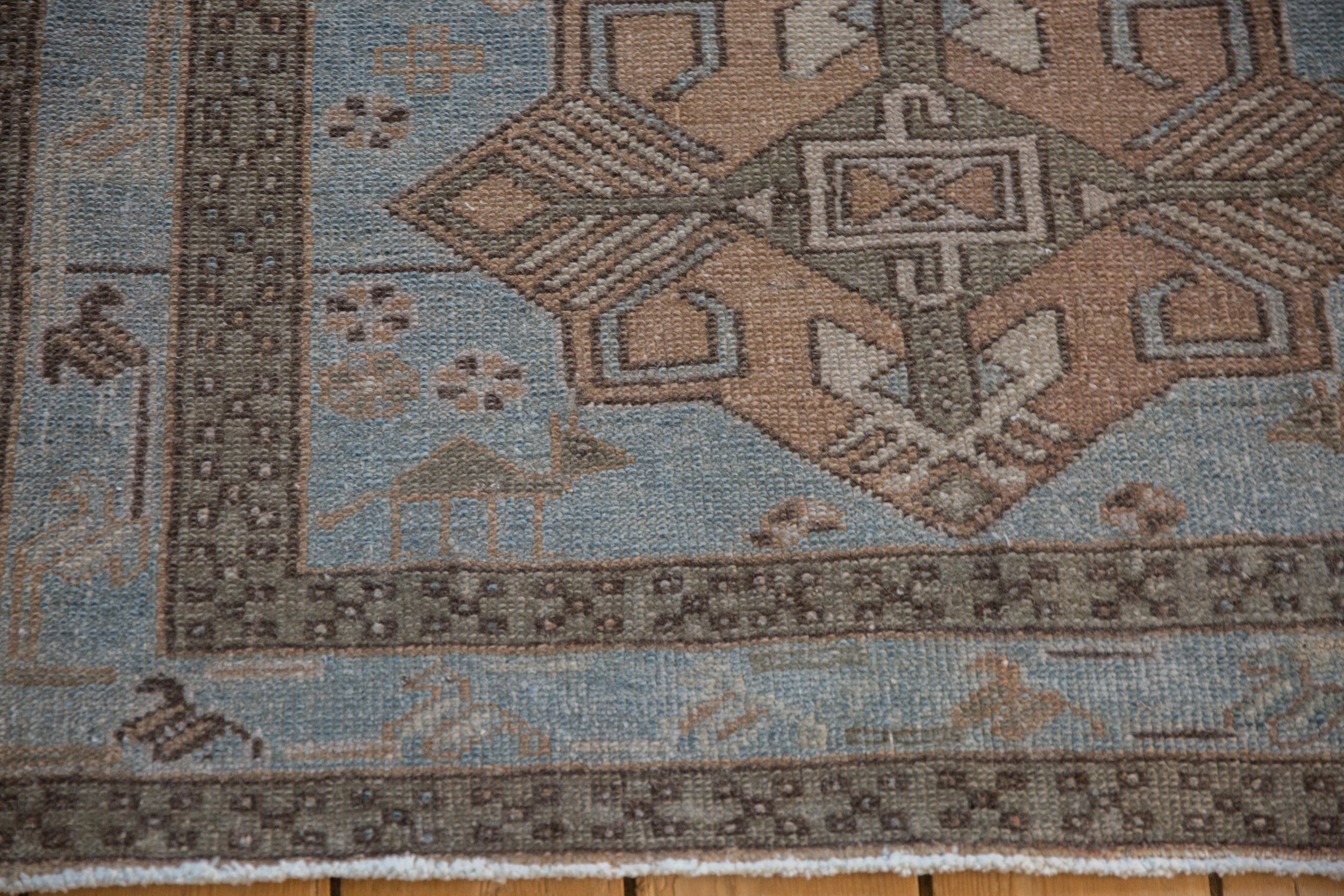 3.5x5 Vintage Distressed Hamadan Rug
