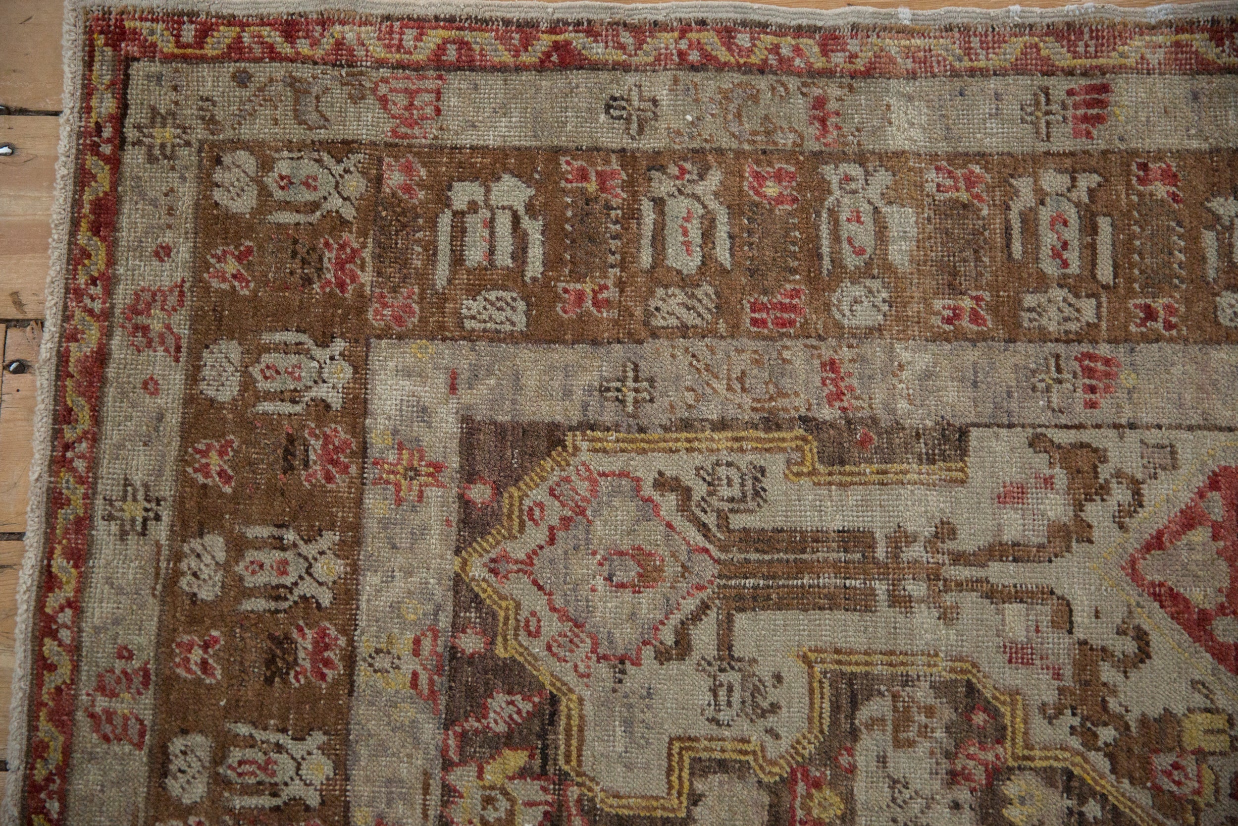 3.5x5 Vintage Distressed Anatolian Rug