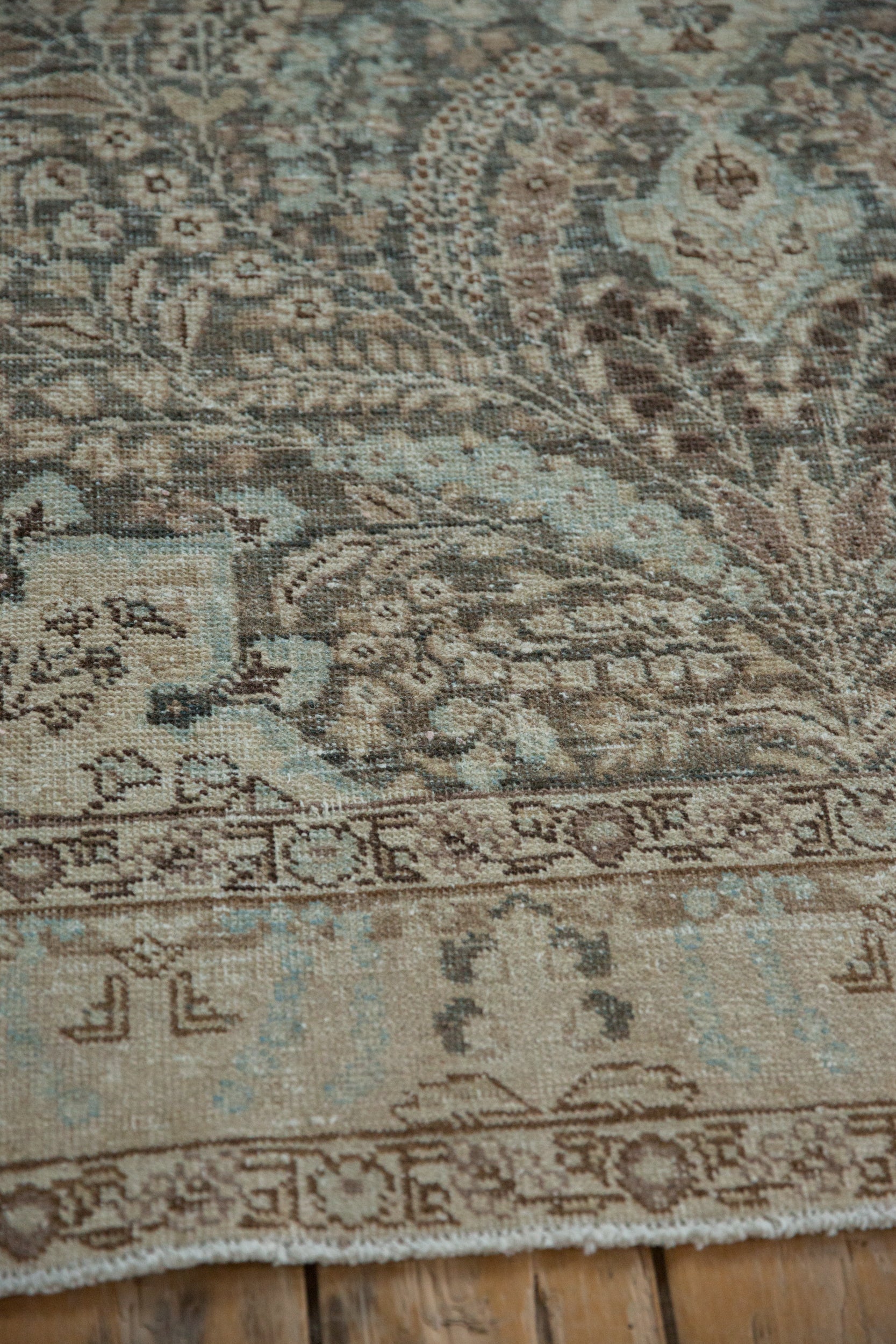 4.5x6 Vintage Distressed Tabriz Rug