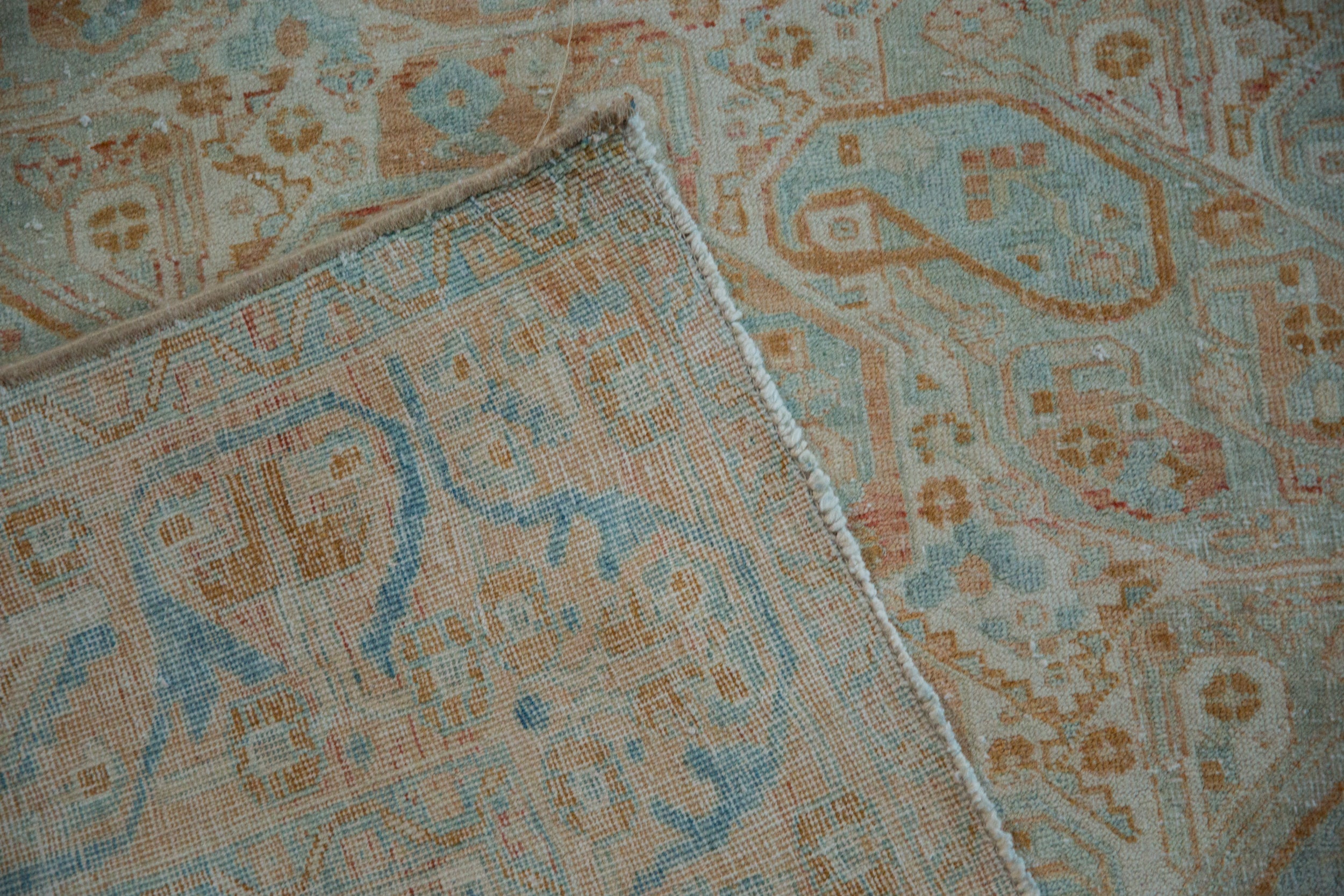 4.5x6 Vintage Distressed Afshar Rug