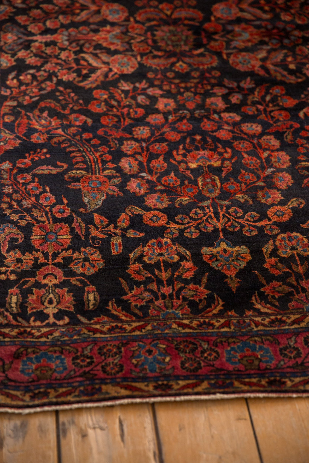 4x6.5 Antique Mohajeran Sarouk Rug