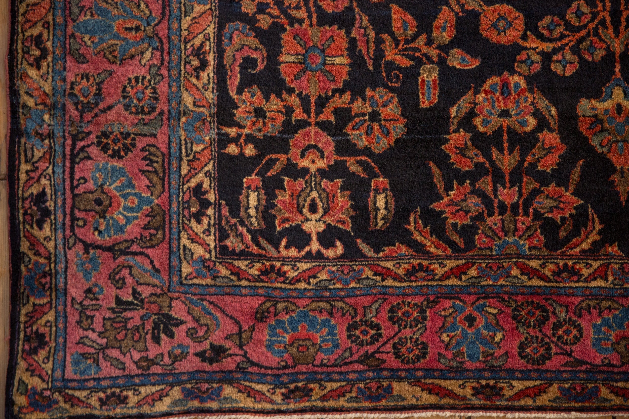 4x6.5 Antique Mohajeran Sarouk Rug