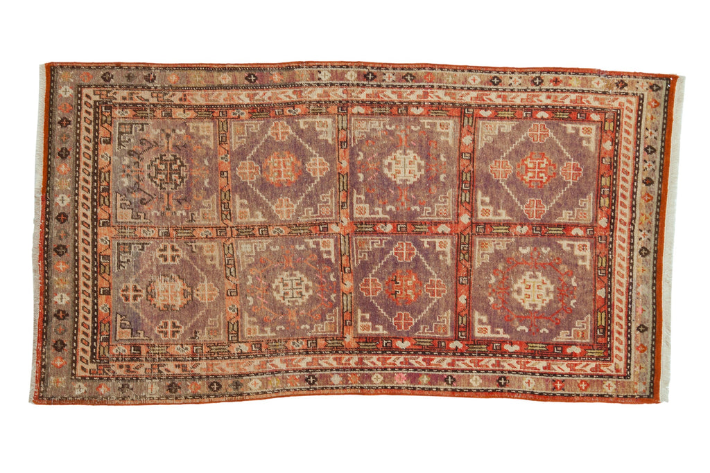 RESERVED 4x7 Vintage Distressed Khotan Rug