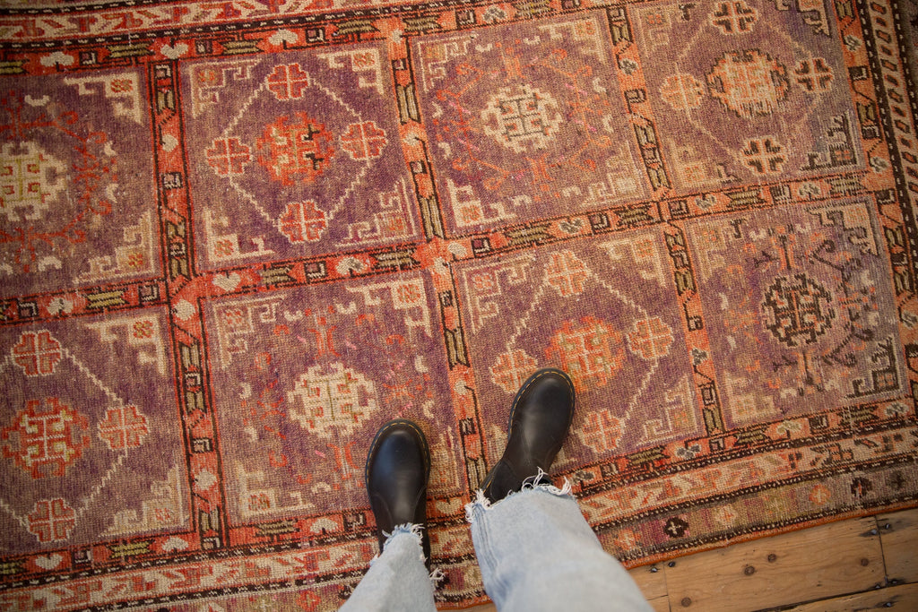 RESERVED 4x7 Vintage Distressed Khotan Rug