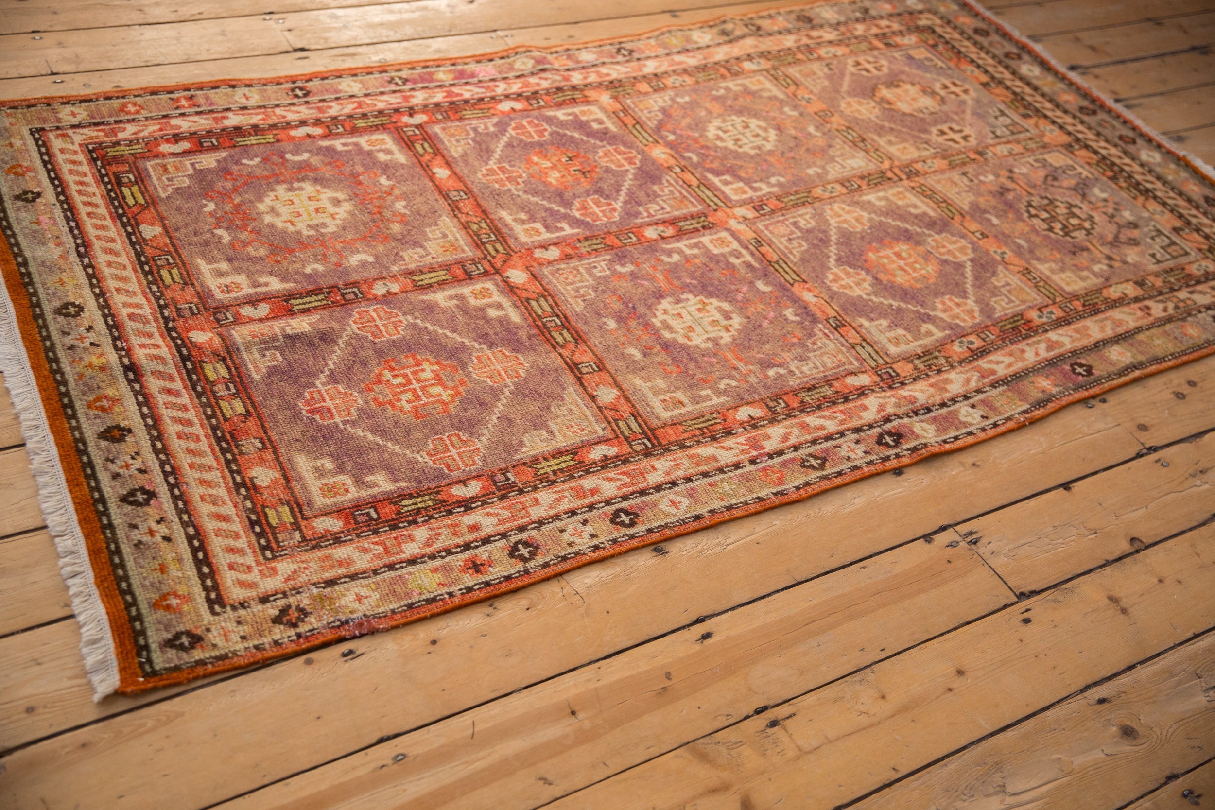 RESERVED 4x7 Vintage Distressed Khotan Rug