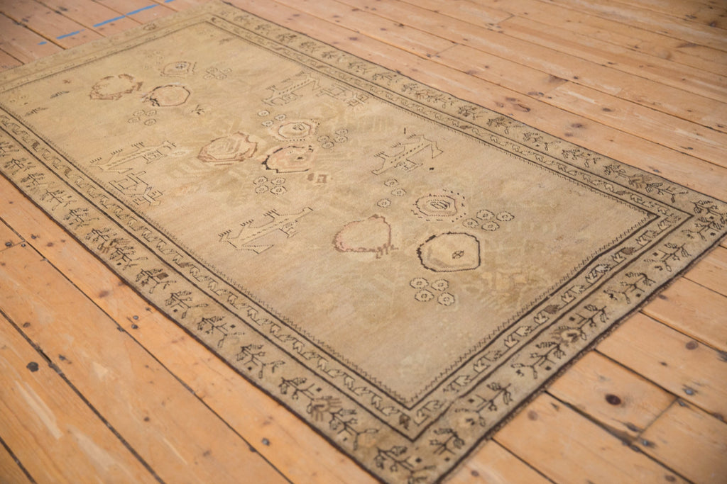 3.5x6.5 Antique Distressed Karabagh Rug