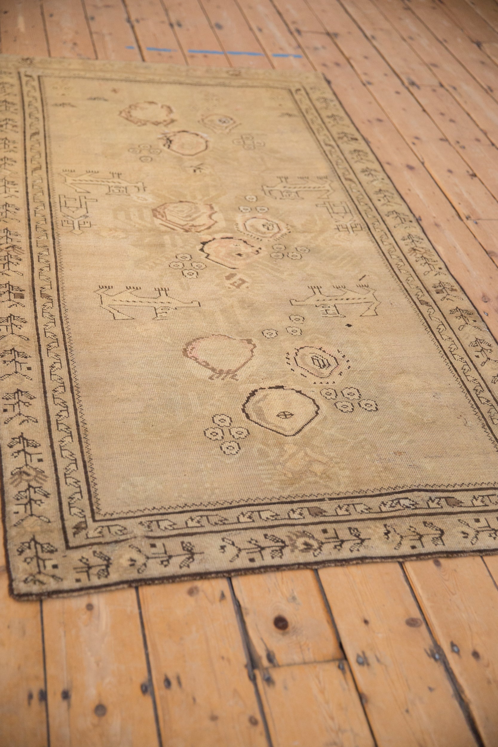 3.5x6.5 Antique Distressed Karabagh Rug
