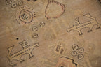 3.5x6.5 Antique Distressed Karabagh Rug
