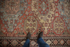 7x10 Antique Caucasian Soumac Carpet