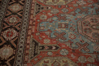 7x10 Antique Caucasian Soumac Carpet