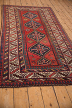 4x8 Antique Kazak Rug Runner