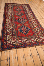 4x8 Antique Kazak Rug Runner