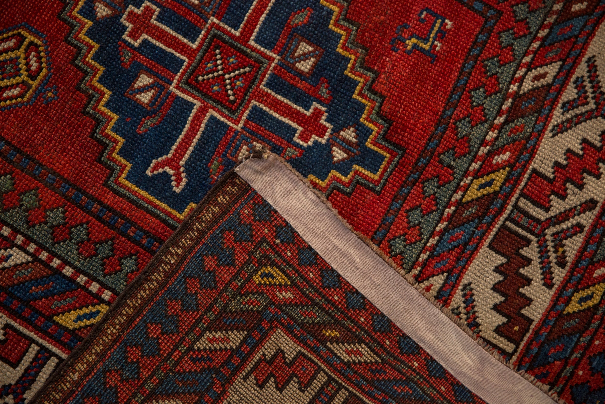 4x8 Antique Kazak Rug Runner
