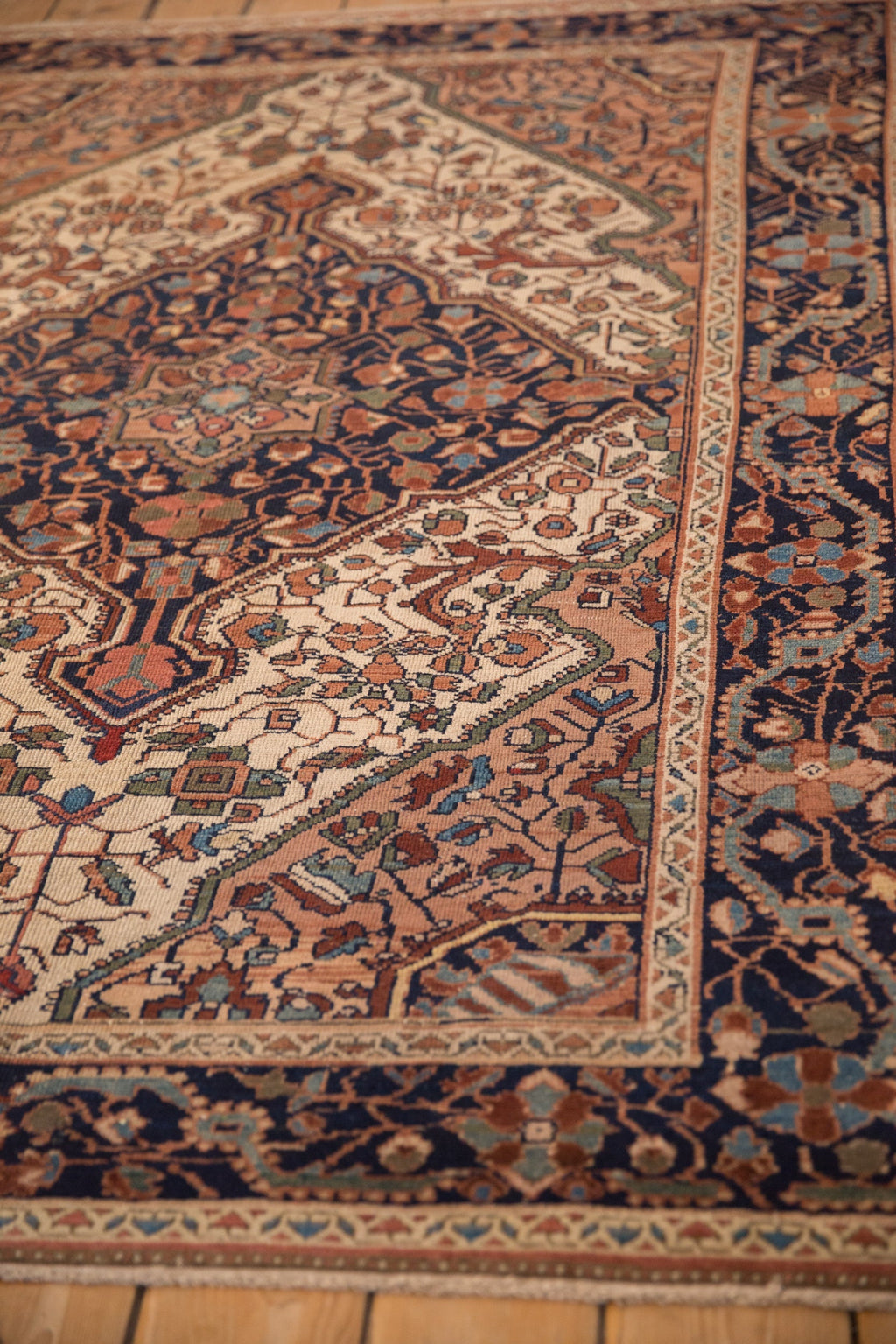 4.5x6.5 Vintage Distressed Malayer Rug