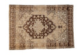 4x6 Vintage Distressed Oushak Rug