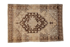 4x6 Vintage Distressed Oushak Rug