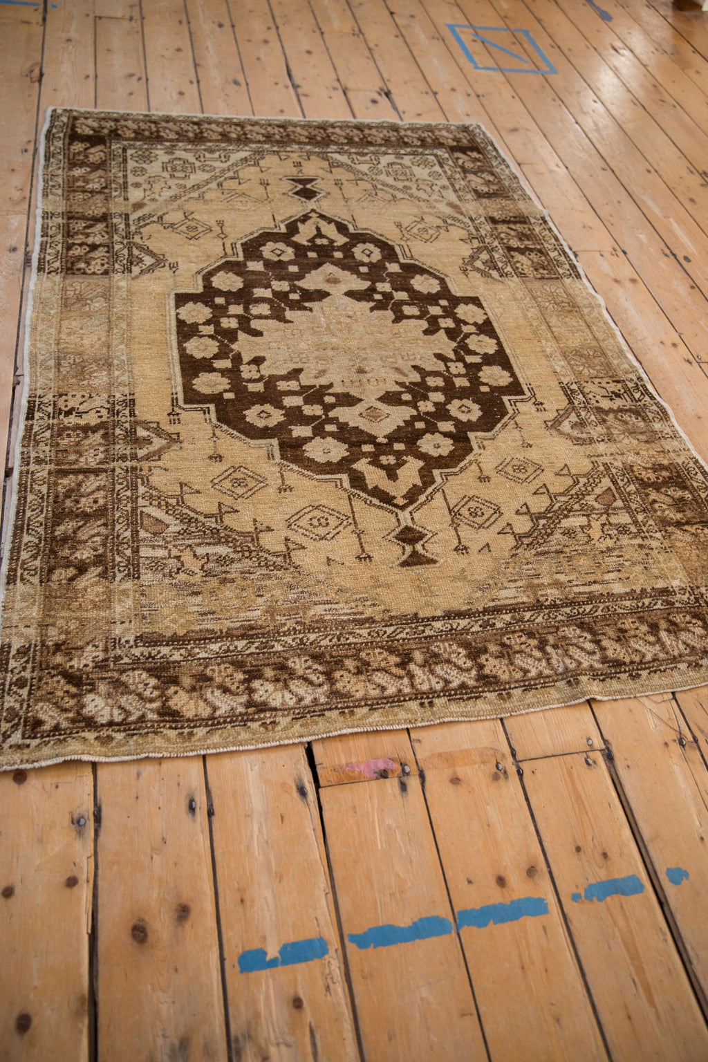 4x6 Vintage Distressed Oushak Rug