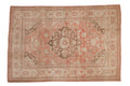 7x10 Vintage Distressed Oushak Carpet