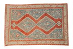 4x6.5 Vintage Distressed Karabagh Rug