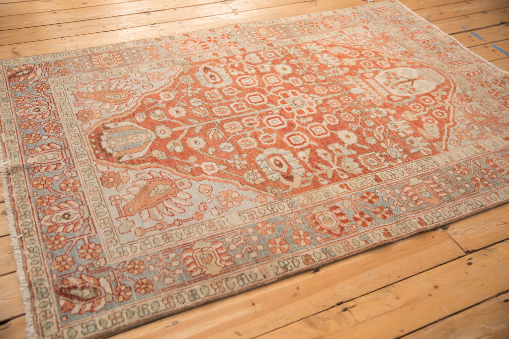 4.5x6.5 Vintage Distressed Baktiari Rug