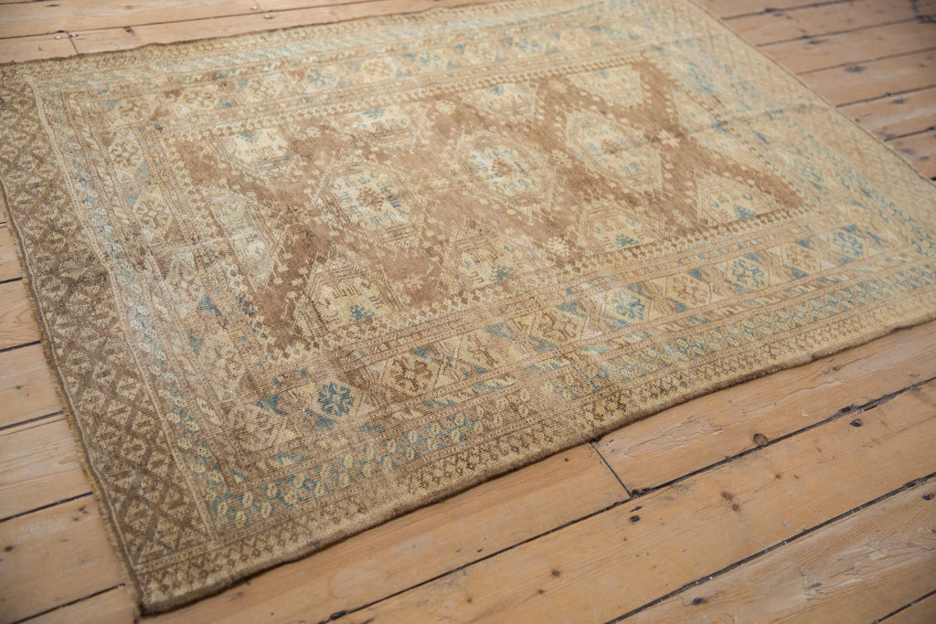 4x5.5 Vintage Afghan Rug