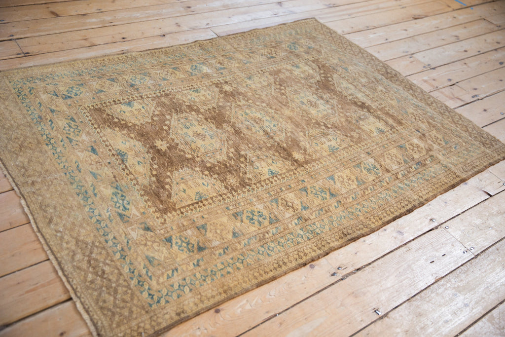 4x5.5 Vintage Afghan Rug