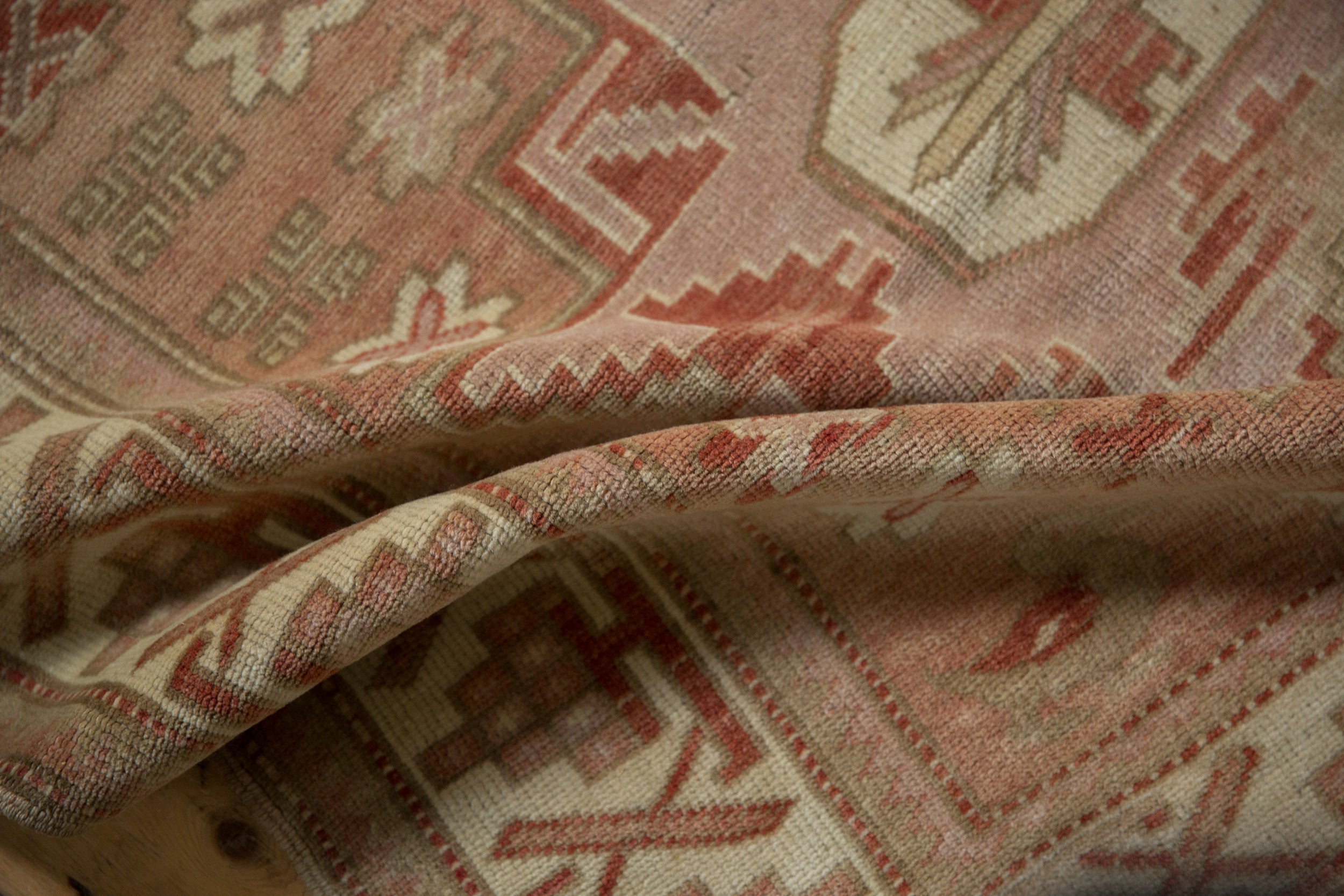 3.5x6.5 Vintage Distressed Anatolian Rug
