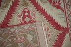 3.5x5.5 Vintage Distressed Caucasian Rug