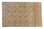 6.5x10 Vintage Distressed Caucasian Carpet