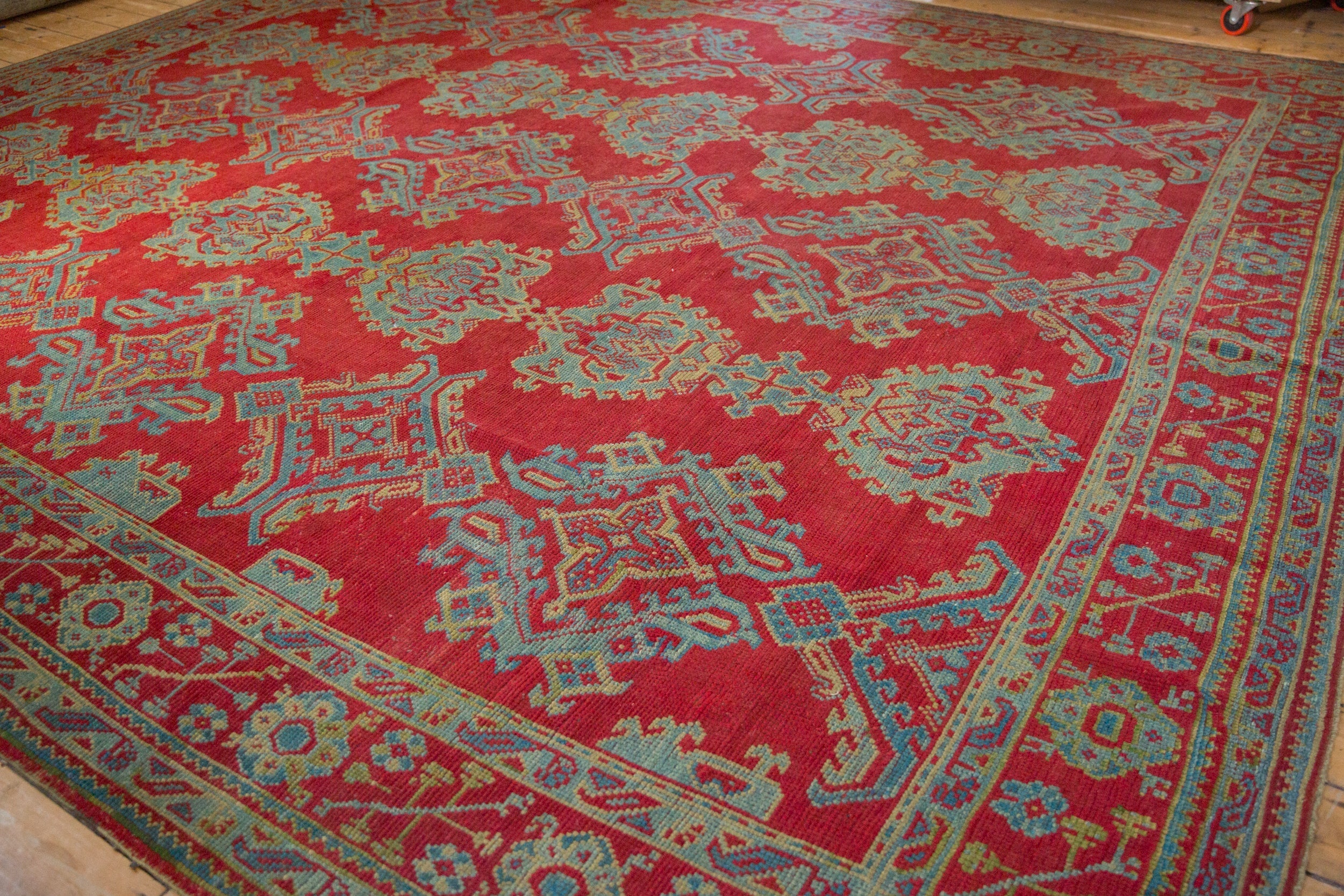 11.5x13.5 Vintage Oushak Carpet