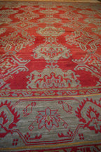 13.5x15 Antique Oushak Square Carpet