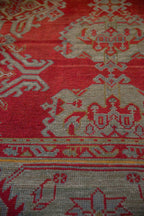 13.5x15 Antique Oushak Square Carpet