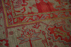 13.5x15 Antique Oushak Square Carpet