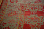 13.5x15 Antique Oushak Square Carpet