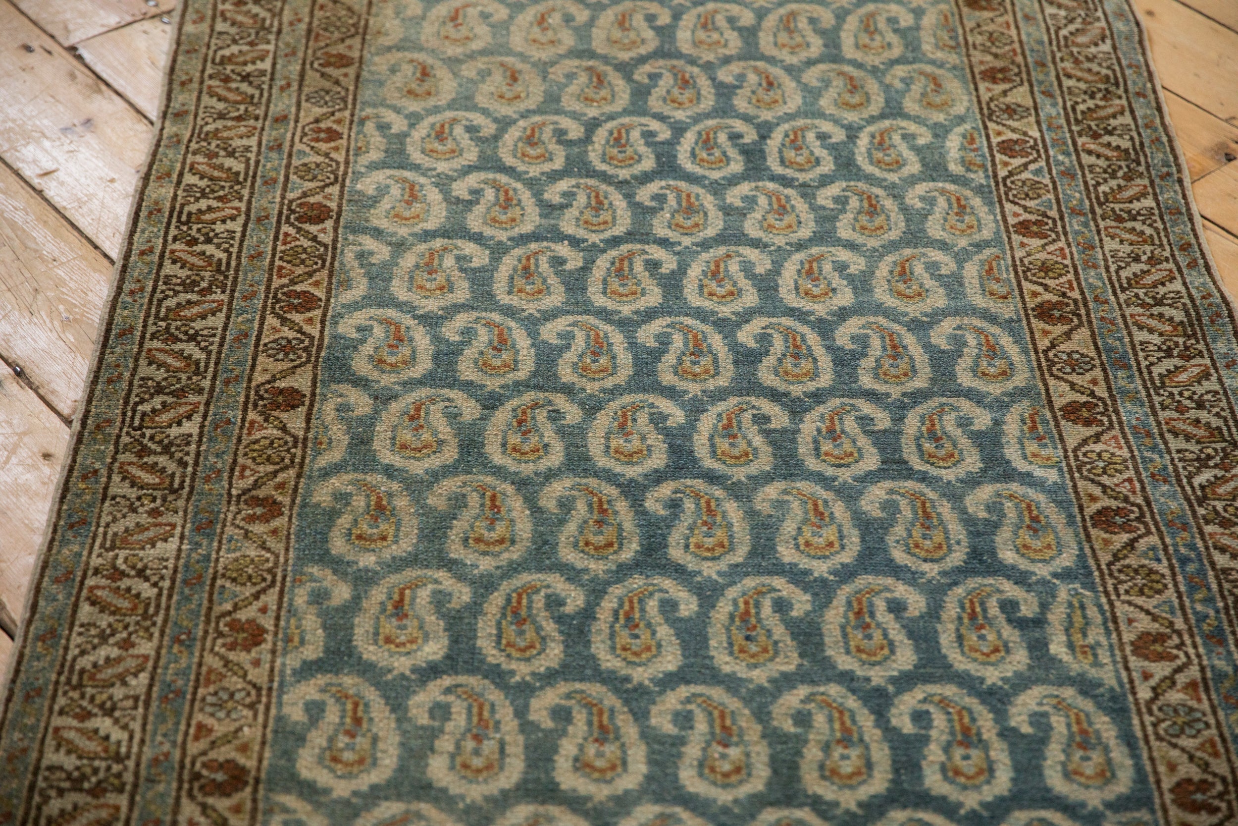 3x16 Vintage Distressed Hamadan Rug Runner