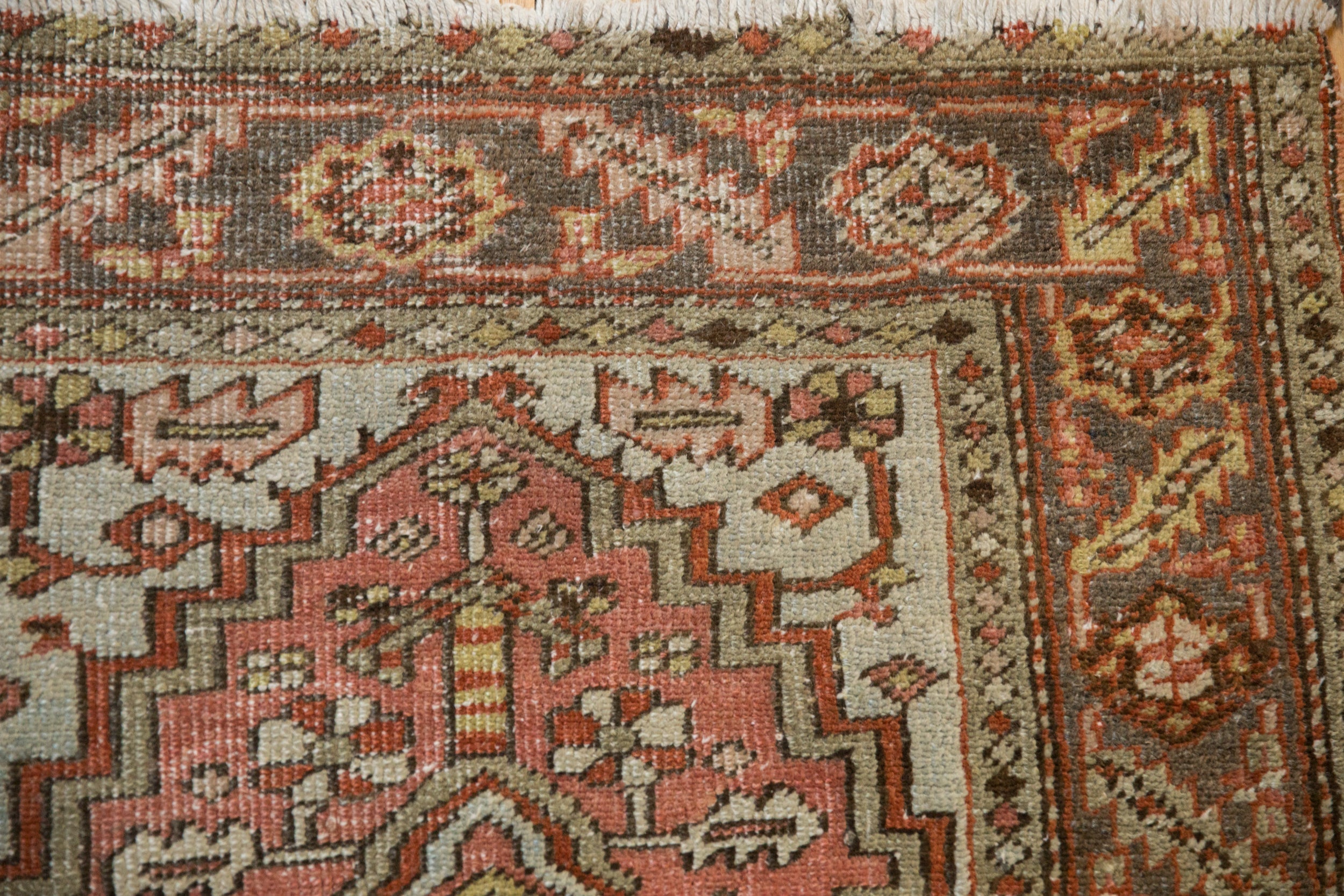 3x5.5 Vintage Distressed Heriz Rug